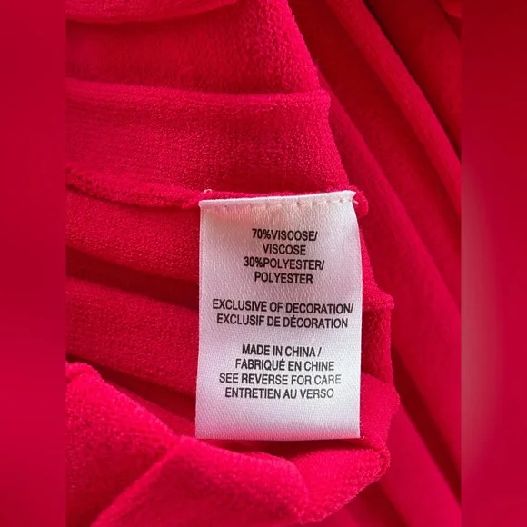 Milly Vibrant Fuchsia Sleeveless Pleated Dress NWOT Sz M - Picture 5 of 6